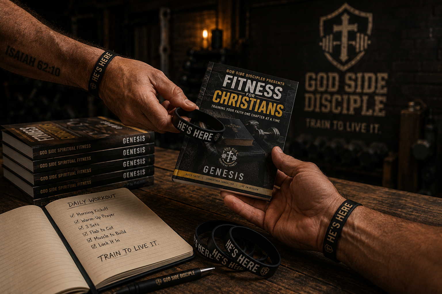 Hands gripping iron weights in training